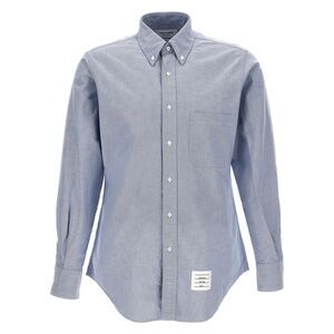 Thom Browne Blue Cotton Men's Blouse